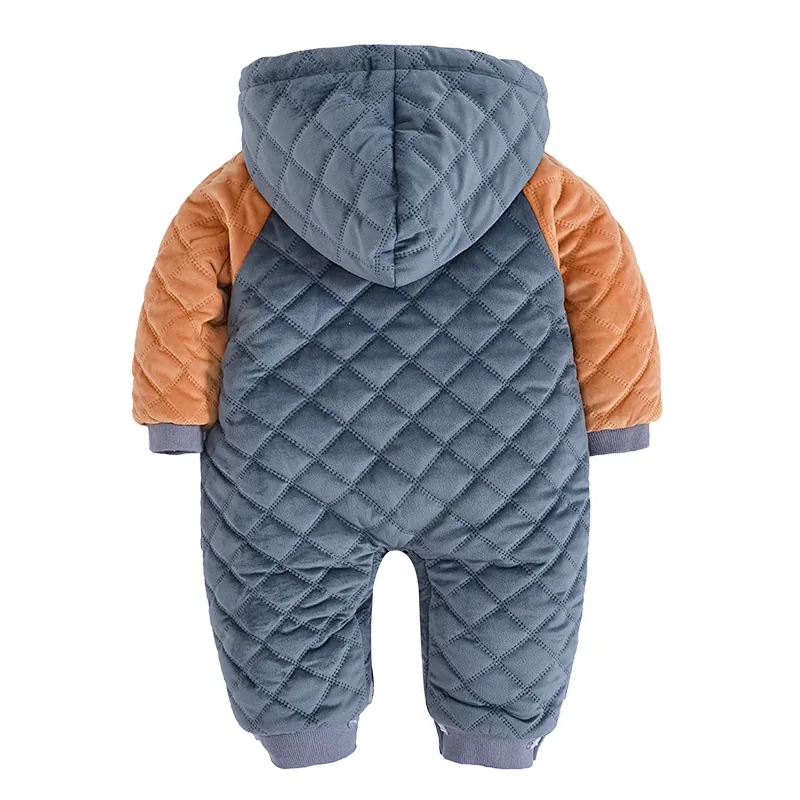 Newborn baby winter warm romper