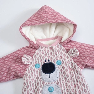 Newborn baby winter warm romper