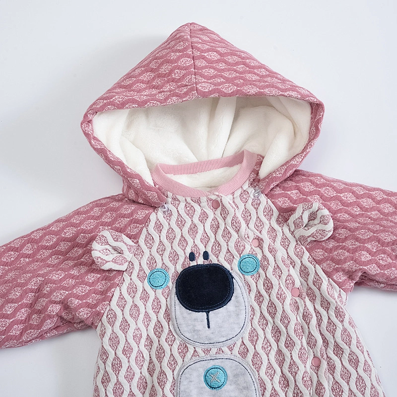 Newborn baby winter warm romper