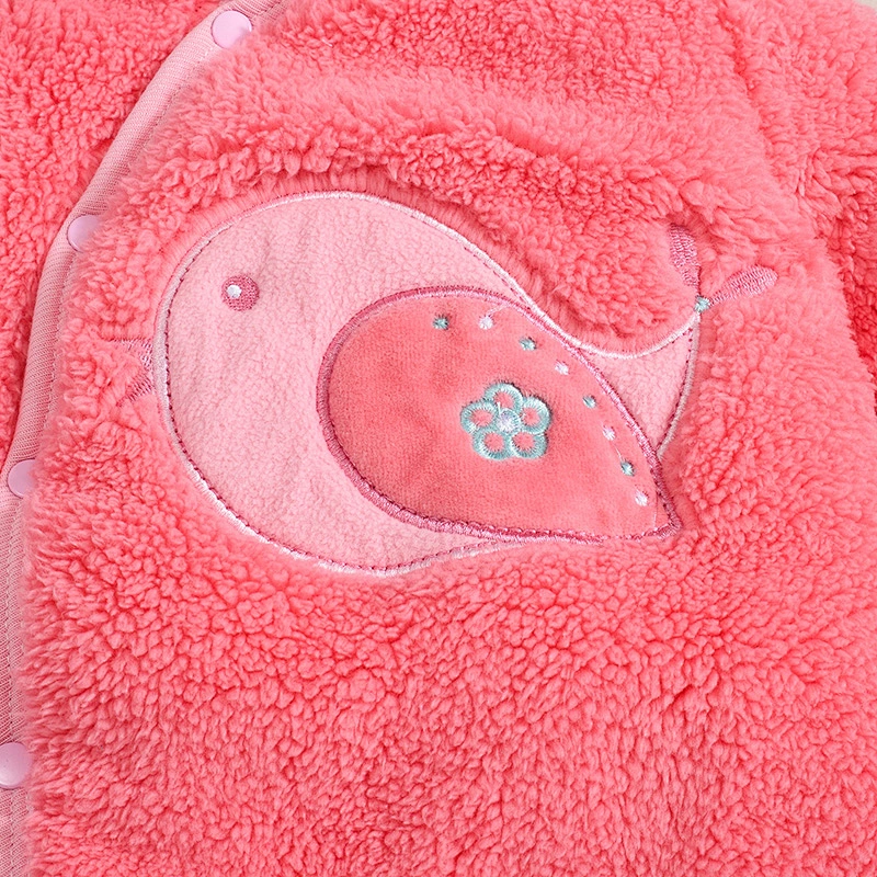 Newborn baby winter warm romper