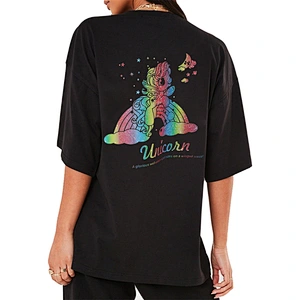 MOQ 1Pcs Hip Hop Top Oversize Summer Pure Cotton Clothes Heat Transfer Vinyl Customize Tshirt