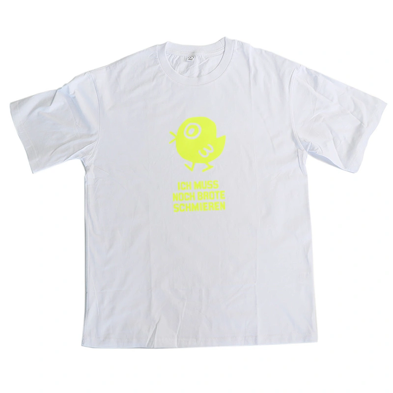 MOQ 1Pcs Wholesale  Customizable Logo Cute Chicks Pattern Summer Round Neck Short Sleeve Women T Shirt
