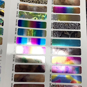 MCL001 Customize Your Own Pattern Factory Price Wholesale Hologram Laser Leopard Heat Transfer Vinyl For Clothing