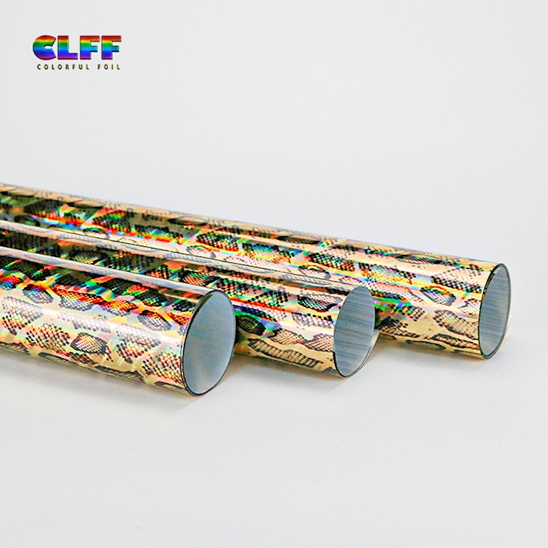 MCL001 Customize Your Own Pattern Factory Price Wholesale Hologram Laser Leopard Heat Transfer Vinyl For Clothing