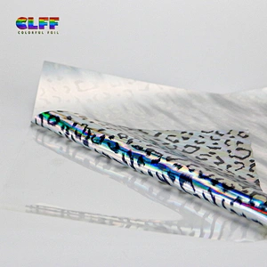 Free Sample In Stock Various Colors Iron On Glitter Htv Roll Glister Laser Leopard Heat Transfer Vinyl For Clothing