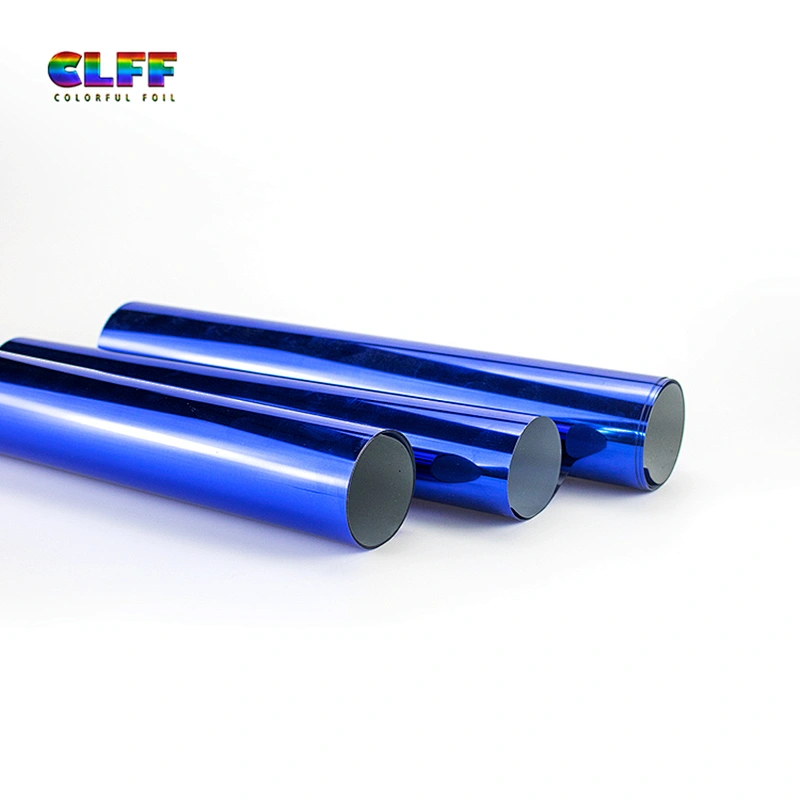 Wholesale Custom Size Htv Vinyl Textil Film TPU PET Metallic Royal Blue Heat Transfer Vinyl For T-Shirt, Leather