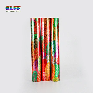 Factory Price High-Quality Customize Glitter Fashion Plant Pattern Heat Transfer Printing Film Patterns