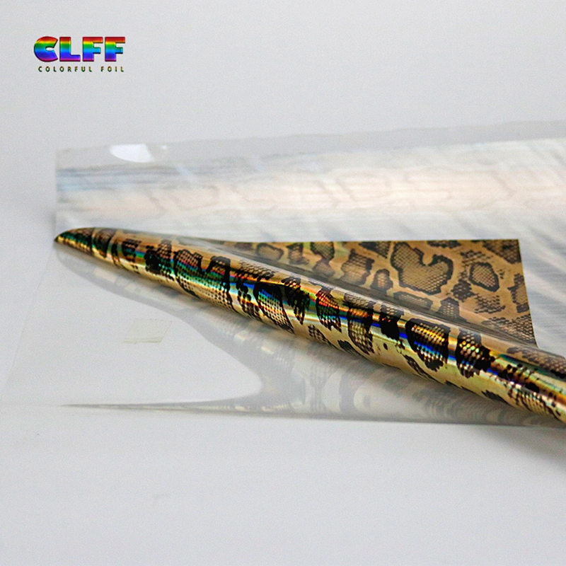 MCL001 Customize Your Own Pattern Factory Price Wholesale Hologram Laser Leopard Heat Transfer Vinyl For Clothing