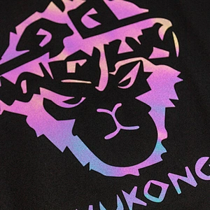 Wholesale Golden Hot Stamping Film Wukong Reflective Discoloration T Shirts Manufacturer