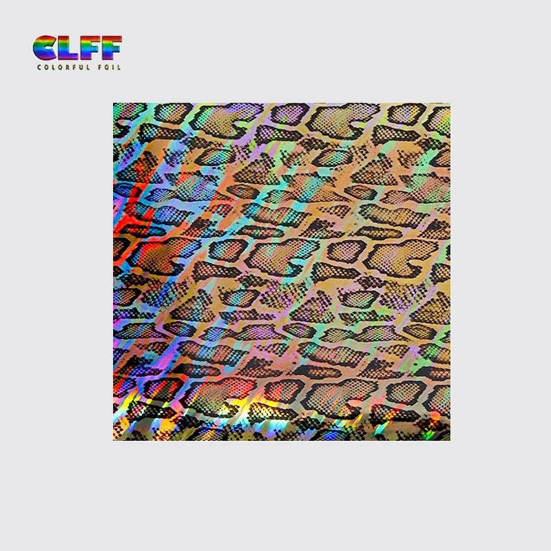MCL001 Customize Your Own Pattern Factory Price Wholesale Hologram Laser Leopard Heat Transfer Vinyl For Clothing
