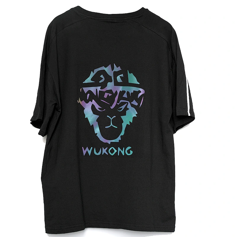 Wholesale Customizable Wukong Discoloration Pattern Short Sleeve T Shirt