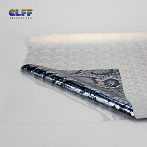 Wholesale Quality Holographic Serpentine Heat Transfer Vinyl Round Multi Color Changing HTV For T-shirt