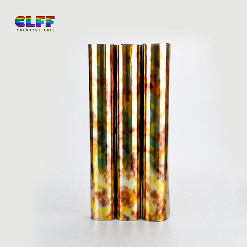 Wholesale Patterned Printable Prismatic Heat Transfer Vinyl Rolls  for Textile, T shirt