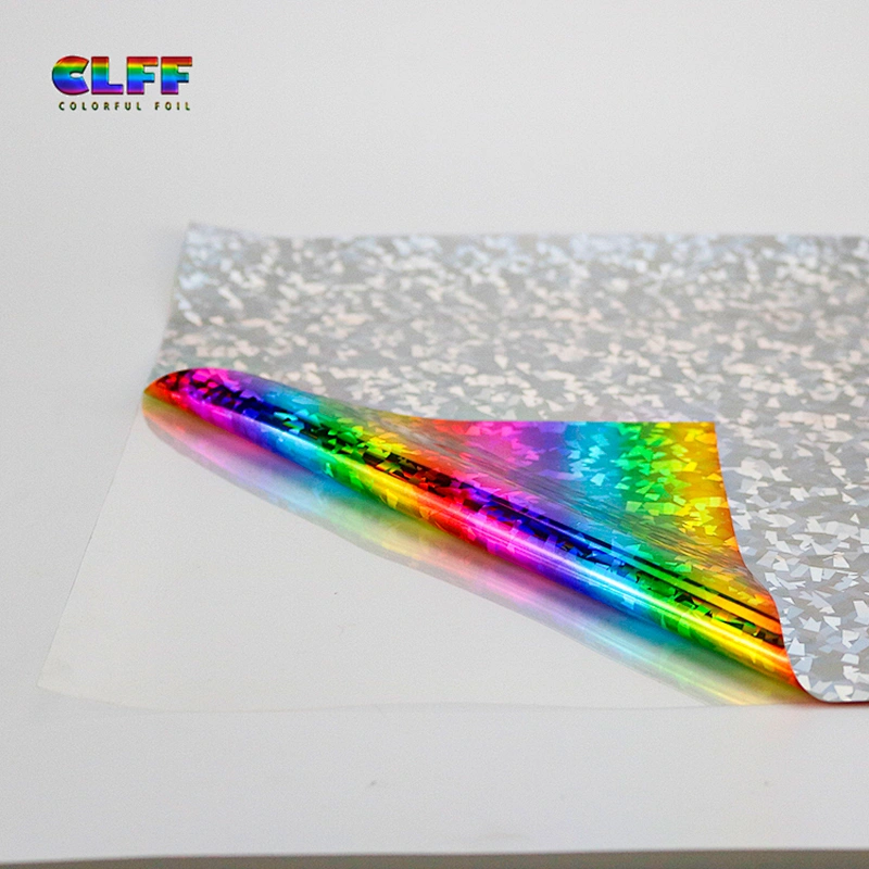 wholesale textile film reflective rainbow heat transfer vinyl for clothing Heat transfer vinyl