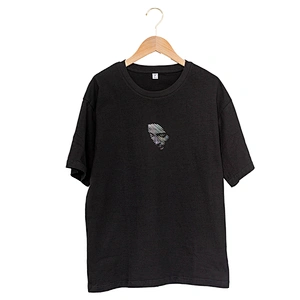 Wholesale Customizable  3Dx Effect Color Changing Girl Face Logo Mens Plus Size T-Shirt