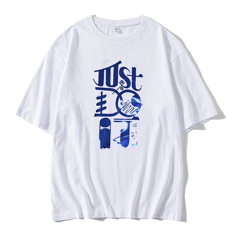 MOQ1pcs High Quality Glow In Dark Heat Transfer Vinyl Women T Shirts 2021