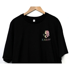Moq 1Pcs Hip Hop Top Oversize Summer Pure Cotton Clothes Reflective Constellation Heat Transfer Vinyl Plus Size Women'S T-Shirts