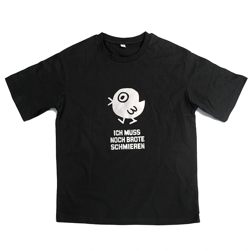 MOQ 1Pcs Wholesale  Customizable Logo Cute Chicks Pattern Summer Round Neck Short Sleeve Women T Shirt