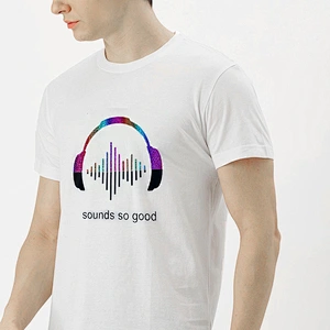 Wholesale Golden Hot Stamping Film Logo Cotton Half Sleeve O-Neck Tops Summer Mens T Shirts For Men Stylish