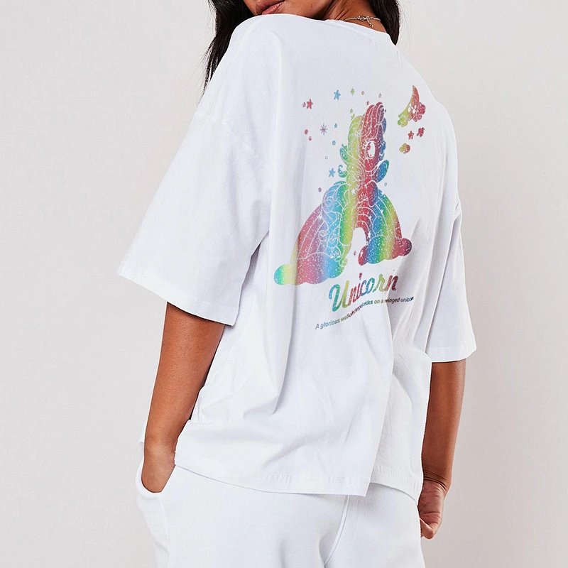 MOQ 1Pcs Hip Hop Top Oversize Summer Pure Cotton Clothes Heat Transfer Vinyl Customize Tshirt