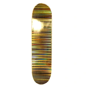 Wholesale 100% Northeast Maple Deck Water Drop Golden Laser Custom Print Skateboard Deck With Concave