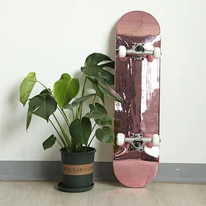 Wholesale High Quality Skate Board 7 Ply Wood Skateboard with Flash Wheel