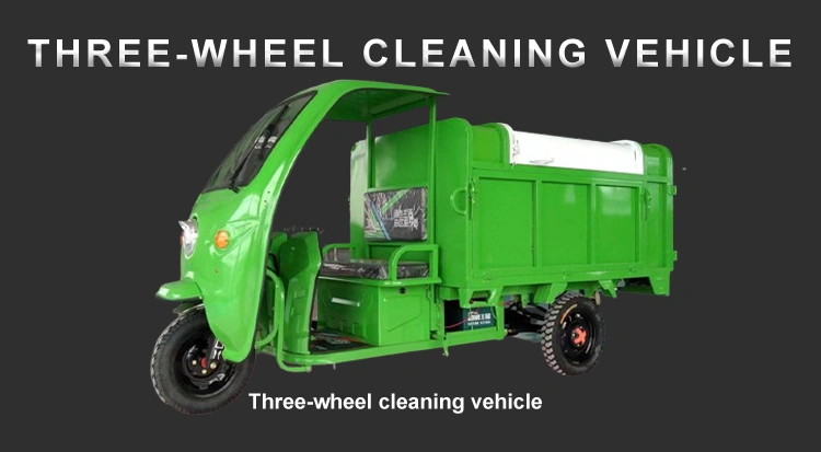 Sanitation Cleaning Truck Tricycle Cargo Truck