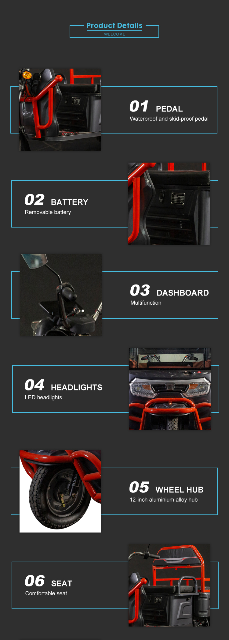 electric cargo tricycle