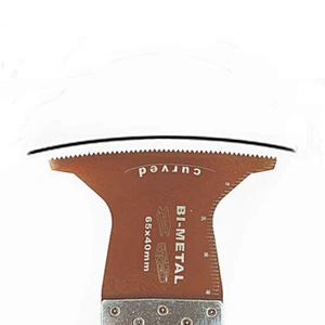 moretop oscillating multi-tool curved bi-metal plunge cut blade
