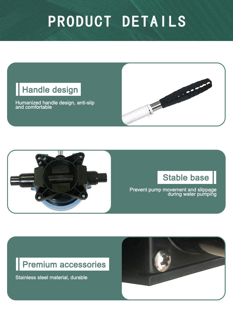 manual water pump manufacturer