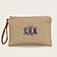 jute cosmetic bag