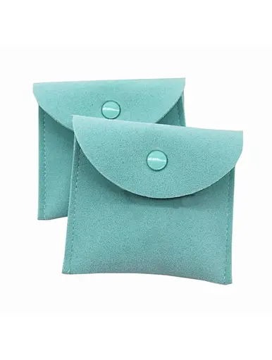 suede jewelry bag