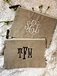 jute cosmetic bag