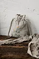 drawstring linen bag