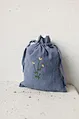 drawstring linen bag