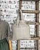 linen tote shopping bag