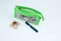 Zip Cosmetic Bag With Zipper clear PVC travel toiletry bag fashionable makeup pouches Custom logo travel makeup bag