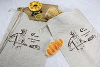 linen bag with embroidery
linen drawstring bag