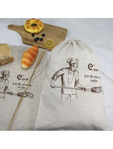 linen bag with embroidery
linen drawstring bag