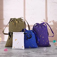 Wholesale Small Cotton Bags High Quality Cotton Canvas Bag Durable Jewelry Packing Storage Bags