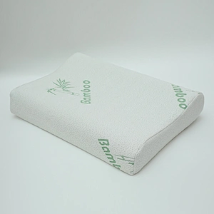 Bed Pillow Neck Support Bamboo Contour Memory Foam Pillow for Stomach,Back,Side Sleepers
