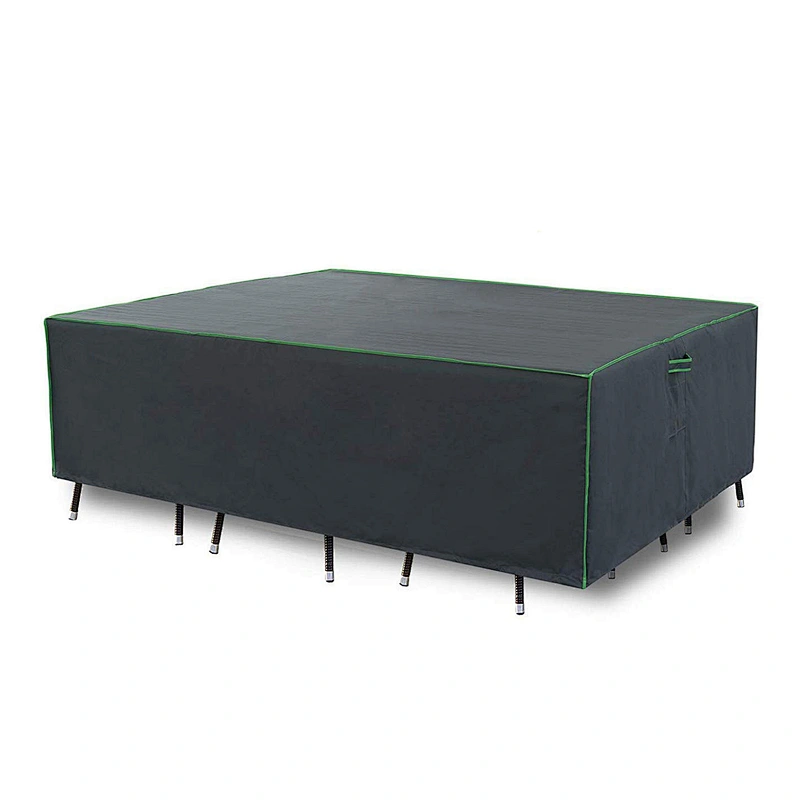 Outdoor Hugh Table Cover Furniture Cover In Black Polyester