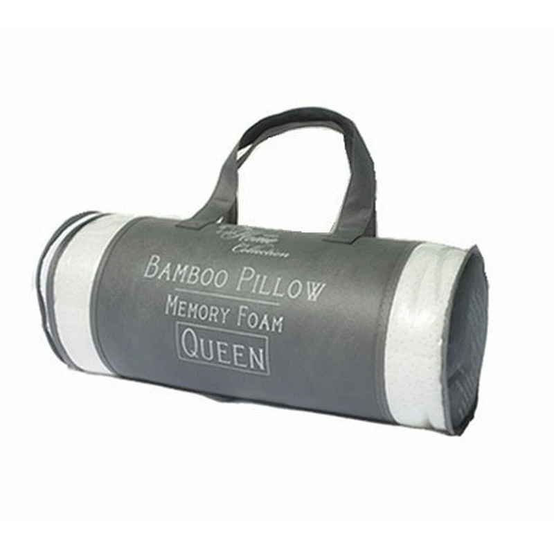 Texpack high quality Clear PE red non woven cylinder bag for pillow