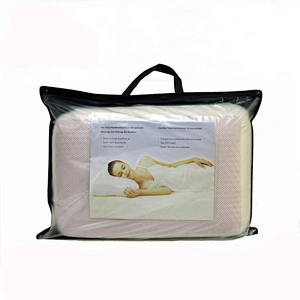 Texpack High quality frost PVC Black non woven pillow bag