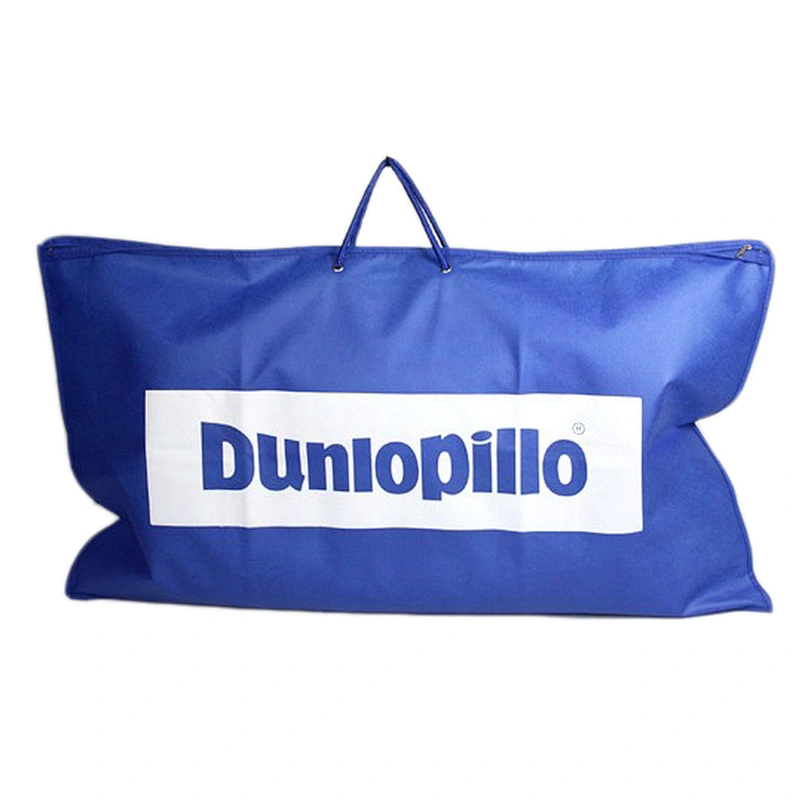 Texpack Durable blue non woven pillow bag with zipper