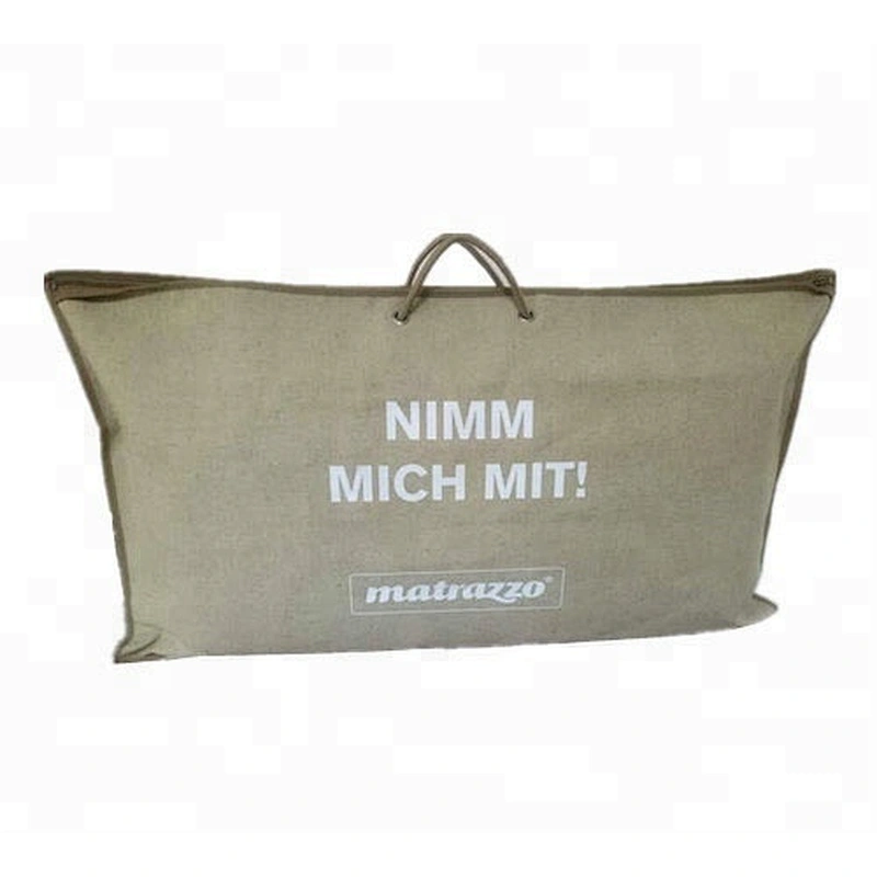 High Quality natural jute pillow Packaging Bag with zipper