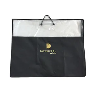 Texpack Top manufacturing Clear PE red non woven Household Pillow packaging
