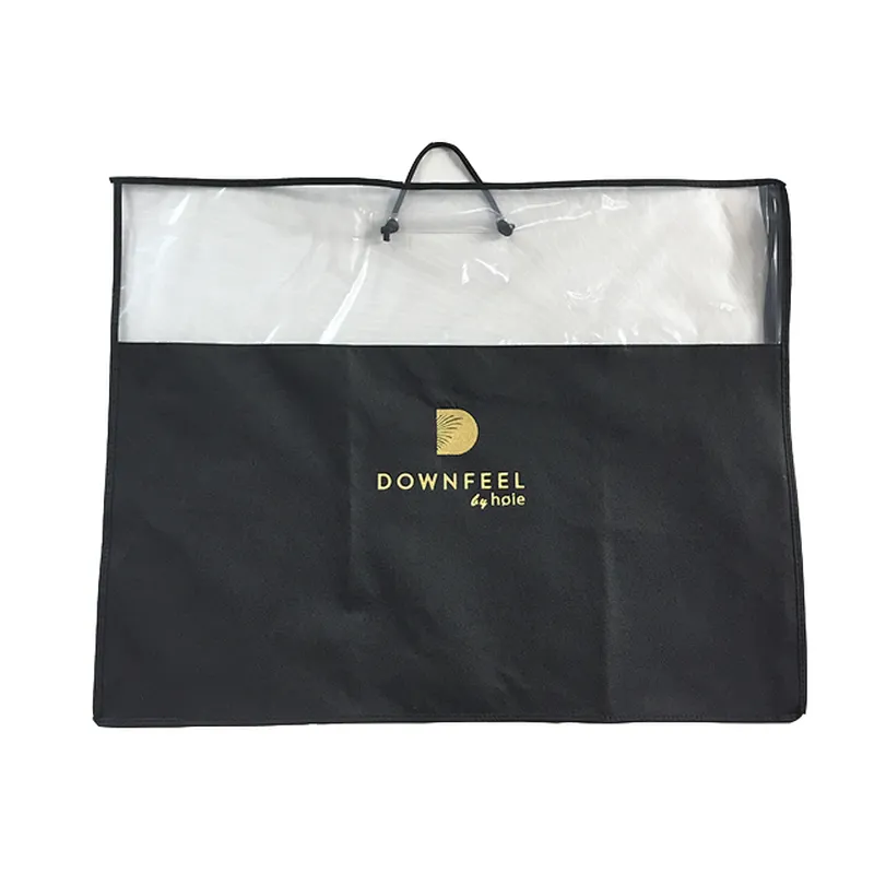 Texpack Top manufacturing Clear PE red non woven Household Pillow packaging
