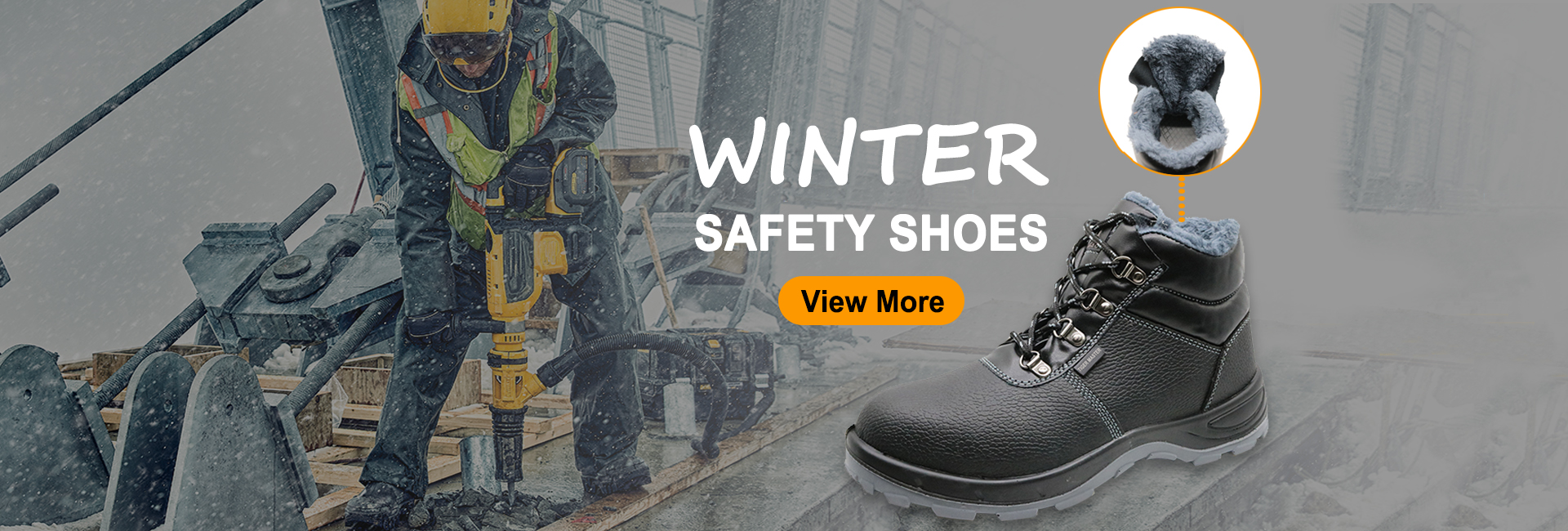 tiger master winter safety shoes