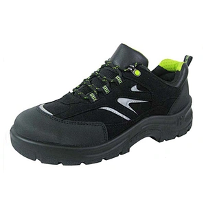 Suede leather sports footwear, work safety sports footwear